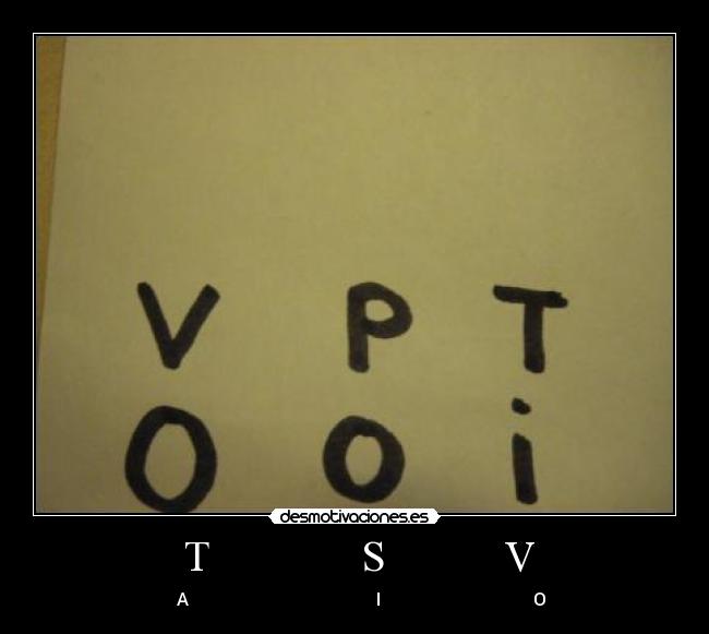  T              S           V - 