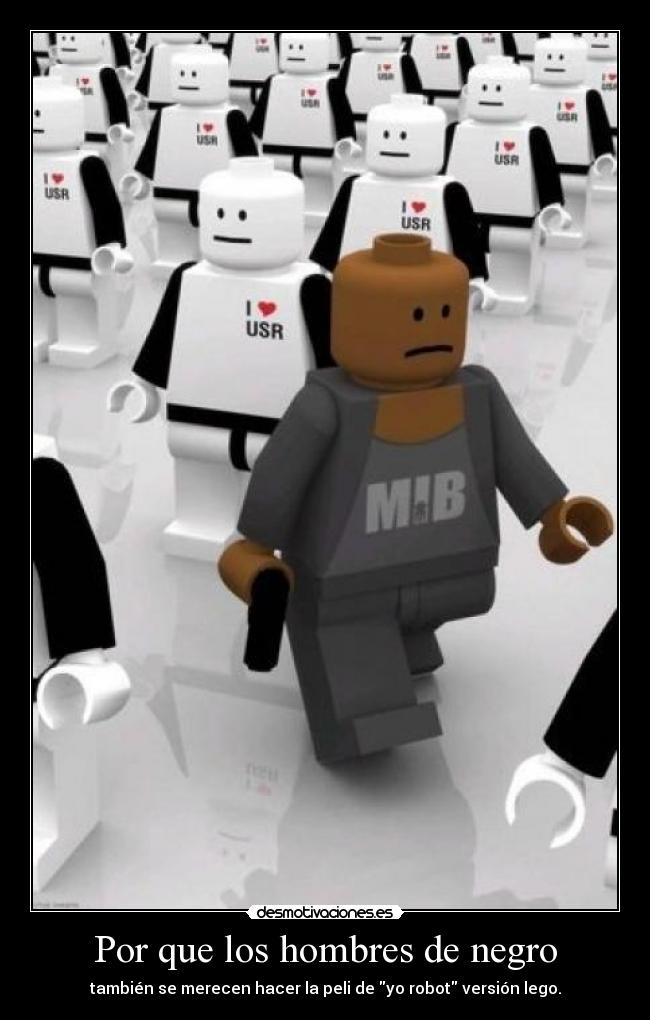 Por que los hombres de negro -