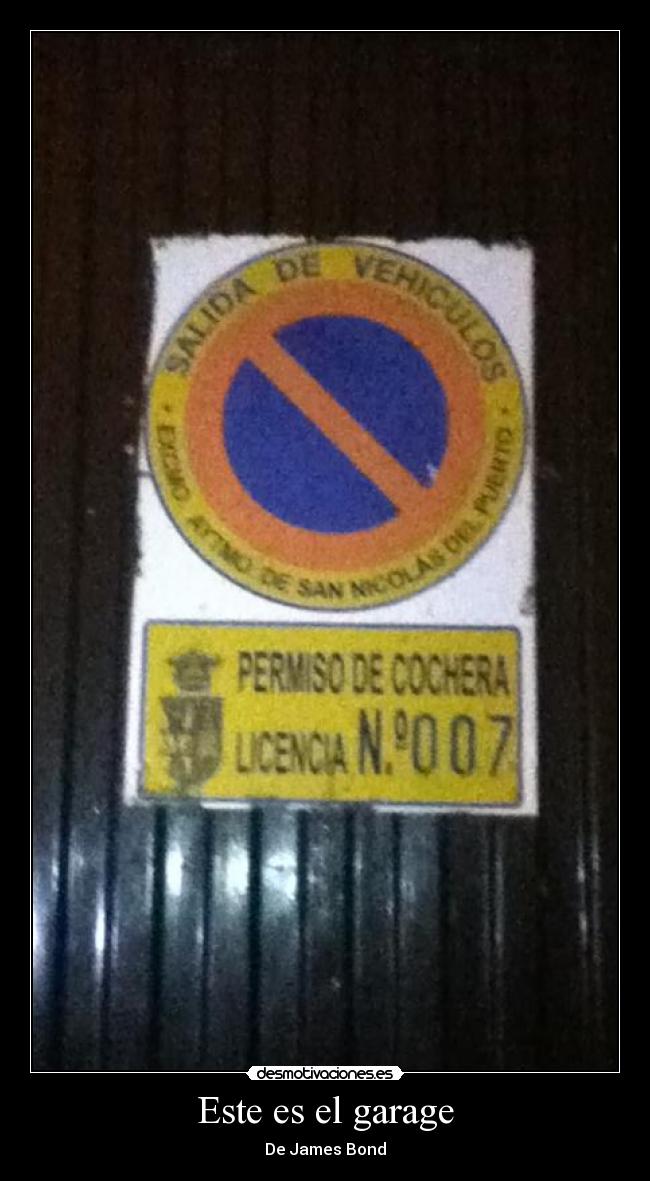 Este es el garage -