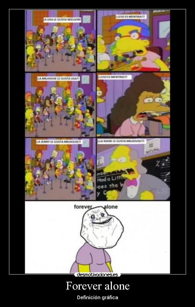 Forever alone - Definición gráfica