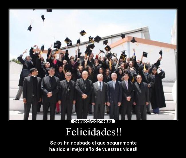 carteles felicidades desmotivaciones