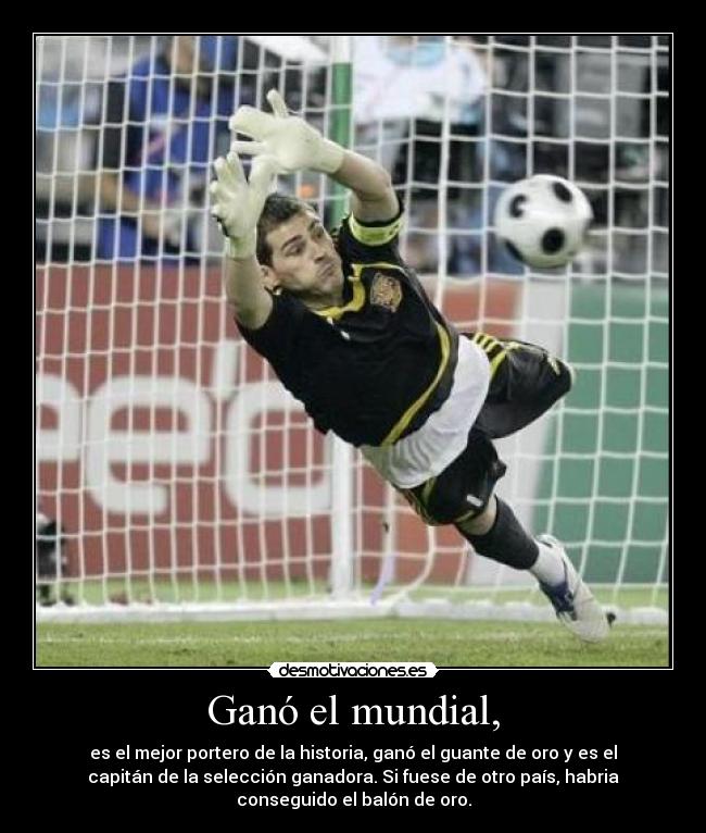Ganó el mundial, - 