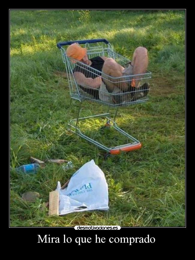 Mira lo que he comprado -