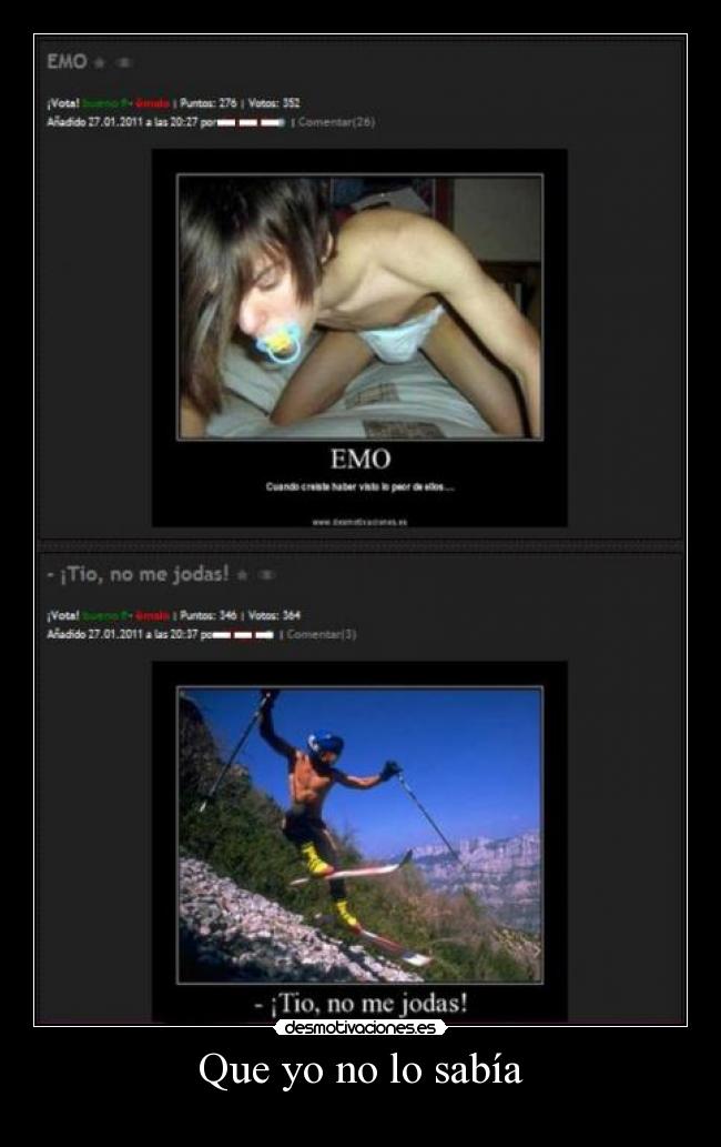 Que yo no lo sabía -