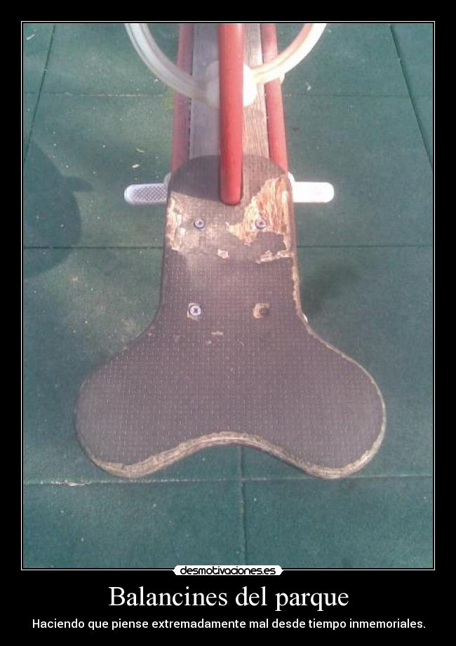 Balancines del parque -