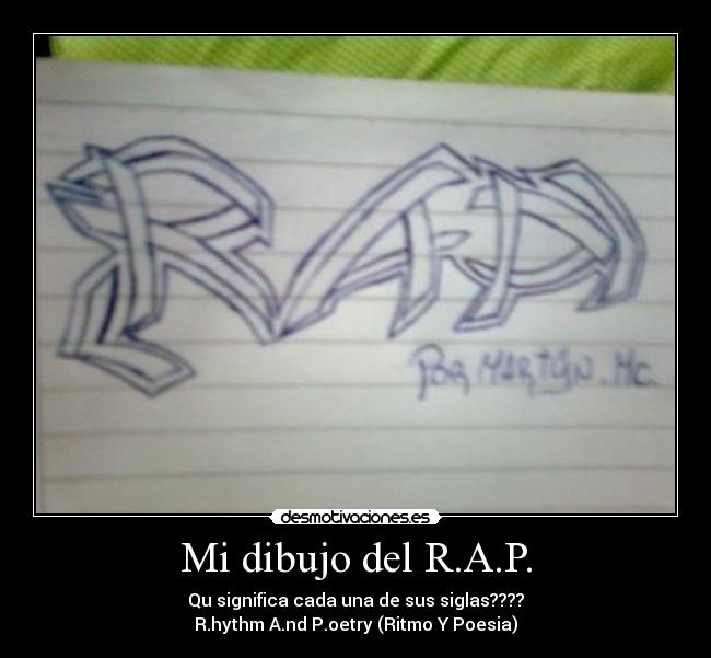 Mi dibujo del R.A.P. -