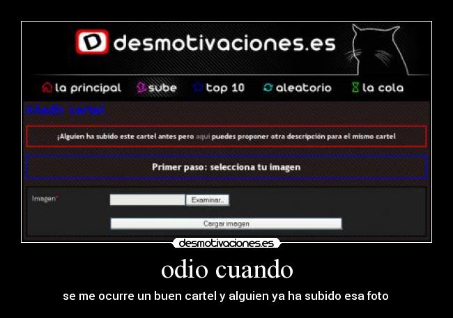 carteles odio rubi98rpm desmotivaciones