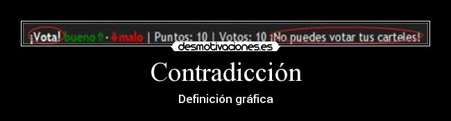 Contradicción - 