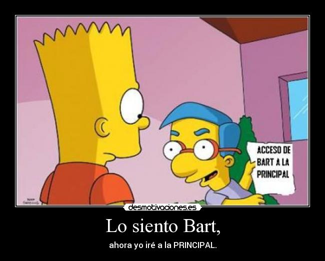 carteles alma bart milhouse principal desmotivaciones
