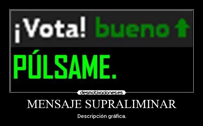 MENSAJE SUPRALIMINAR -