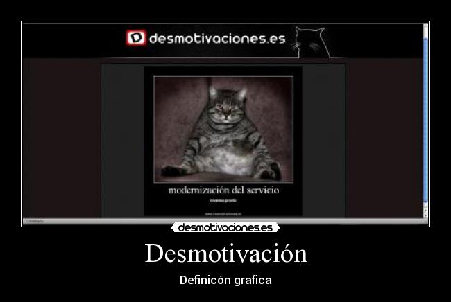 Desmotivación - Definicón grafica