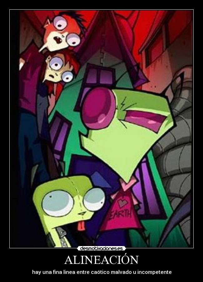 carteles invader zim desmotivaciones