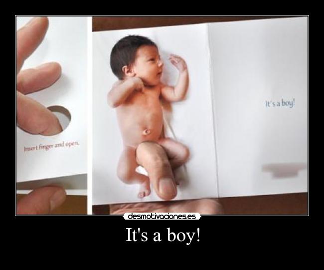 Its a boy! -