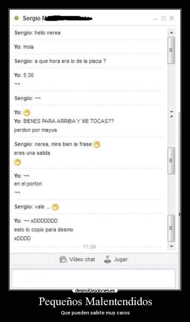 Pequeños Malentendidos - Que pueden salirte muy caros