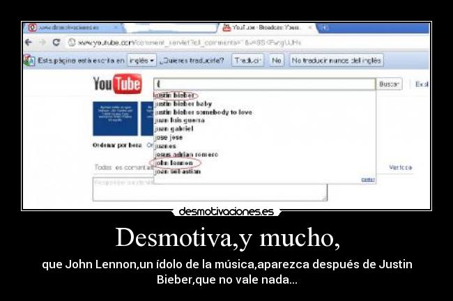 Desmotiva,y mucho, -