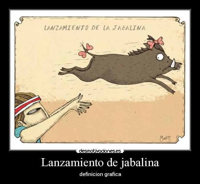 Lanzamiento de jabalina - definicion grafica