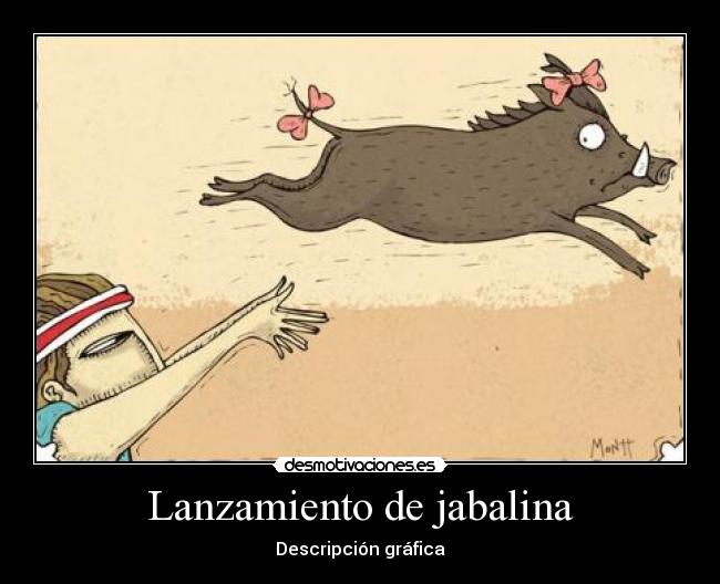 Lanzamiento de jabalina - Descripción gráfica