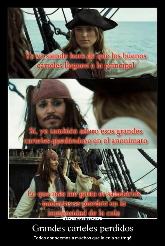 Grandes carteles perdidos -