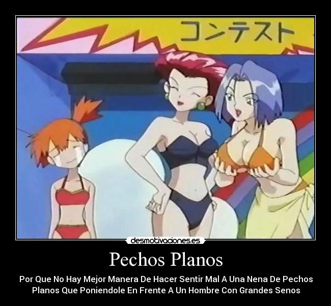 carteles pechos planos desmotivaciones