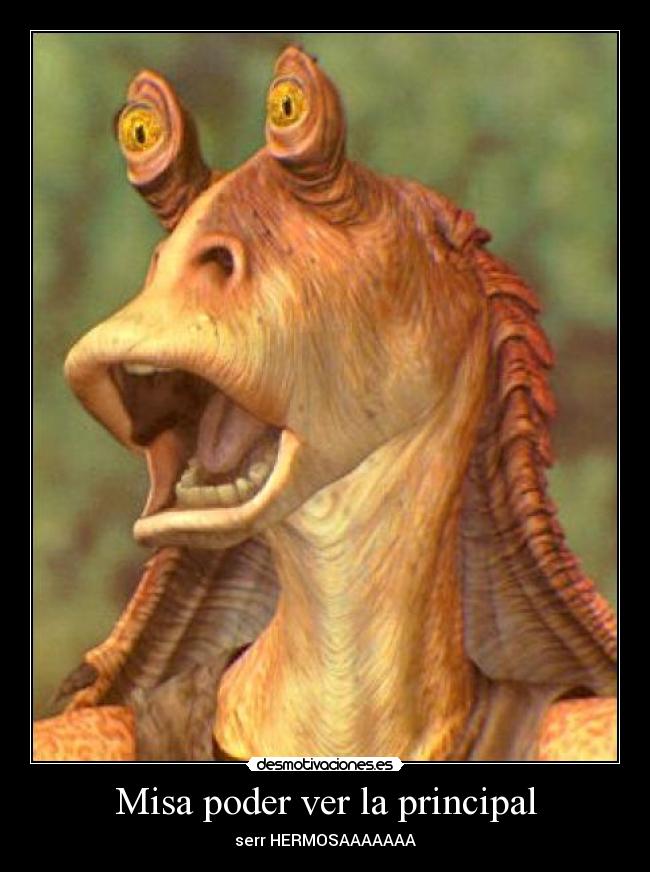 Misa poder ver la principal - 