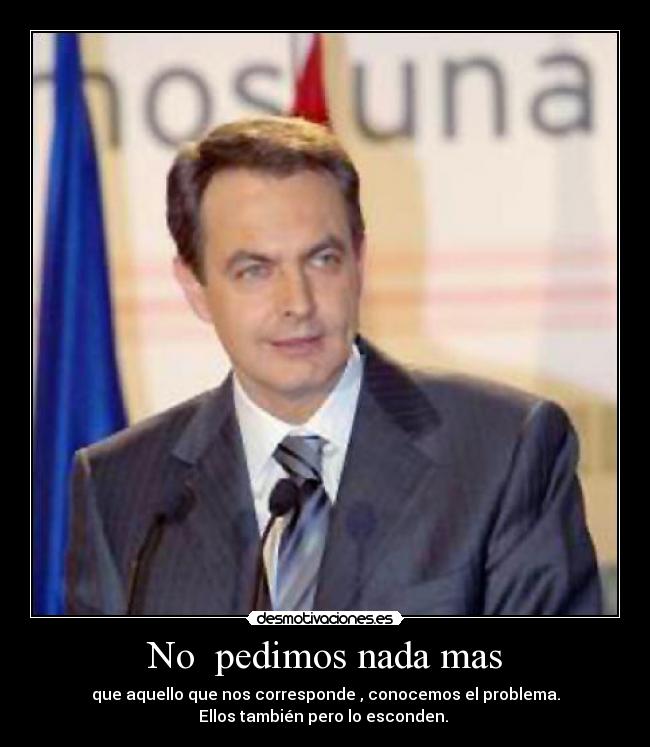 No pedimos nada mas -
