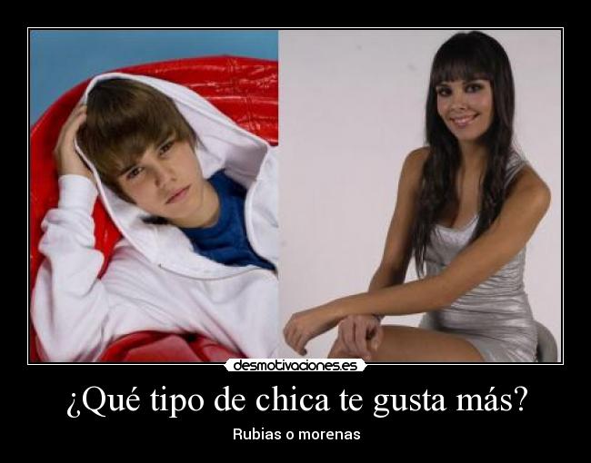 ¿Qué tipo de chica te gusta más? -