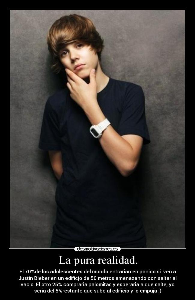 carteles justin bieber desmotivaciones