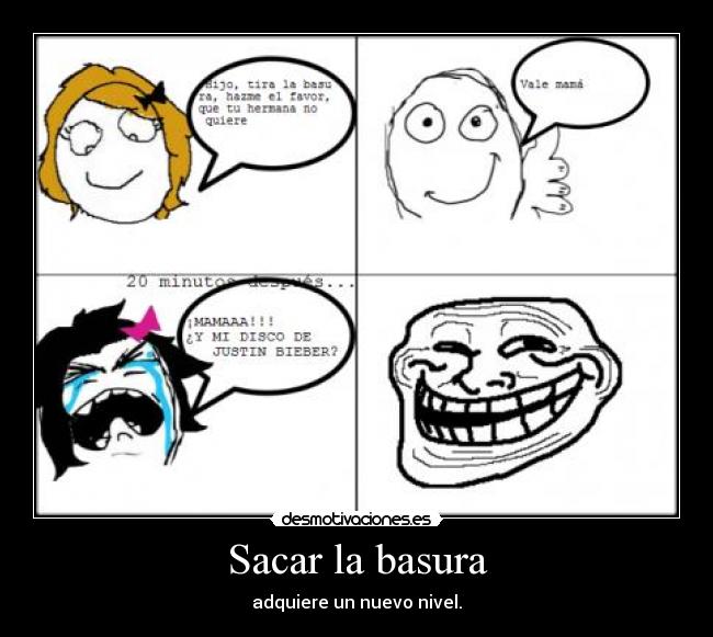 Sacar la basura -