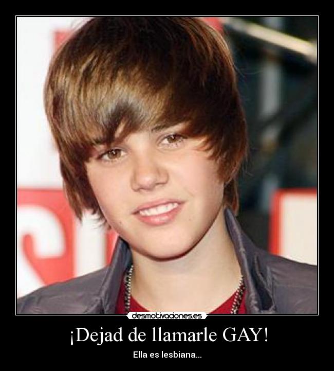 ¡Dejad de llamarle GAY! -