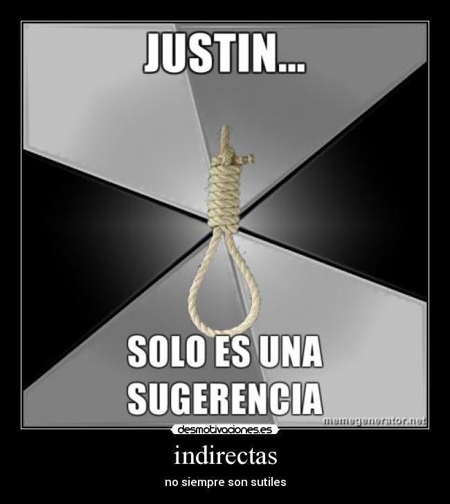 indirectas -