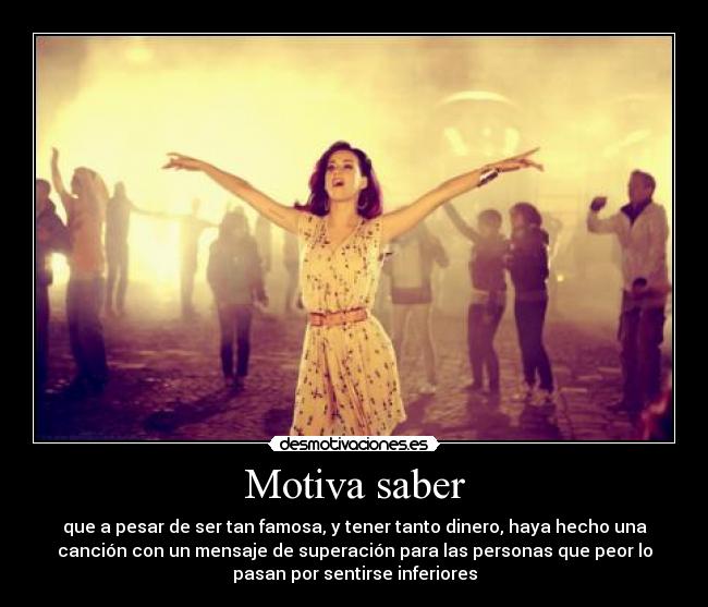 carteles katy perry firework inferiores motiva personas pasarlo mal desmotivaciones