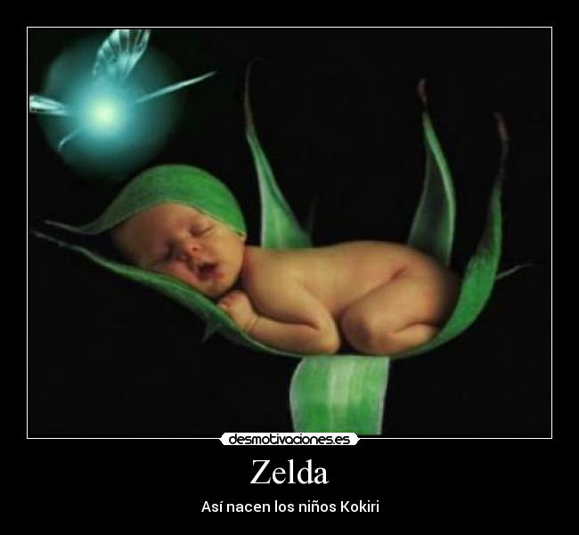 carteles zelda kokiri bebe desmotivaciones