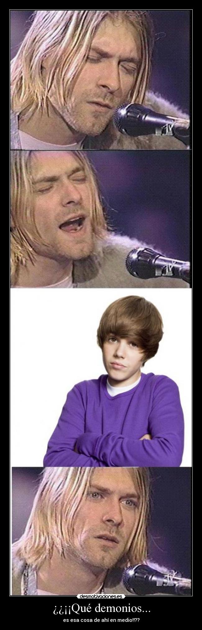 ¿¿¡¡Qué demonios... - es esa cosa de ahí en medio!!??