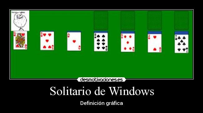 Solitario de Windows - Definición gráfica