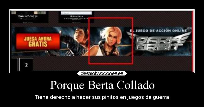 Porque Berta Collado -