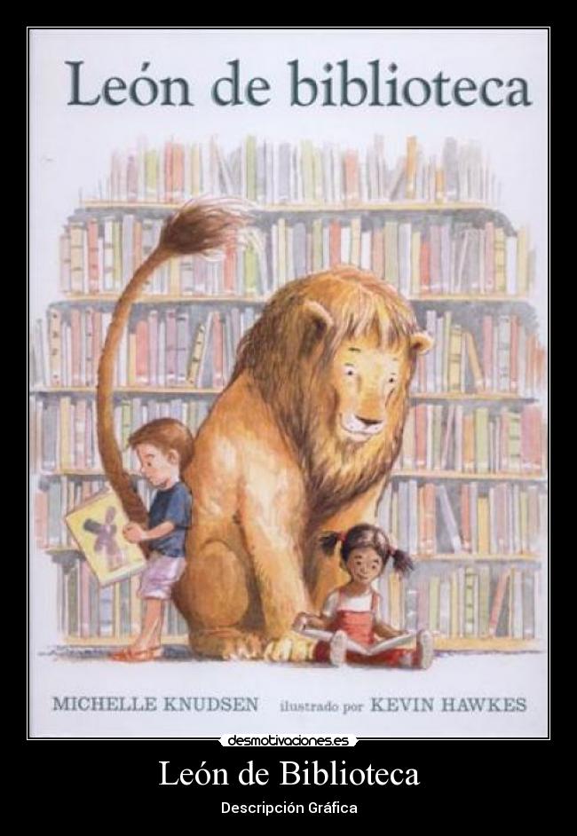 León de Biblioteca - Descripción Gráfica