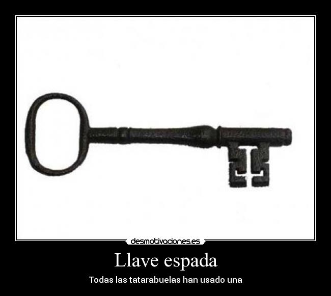Llave espada -
