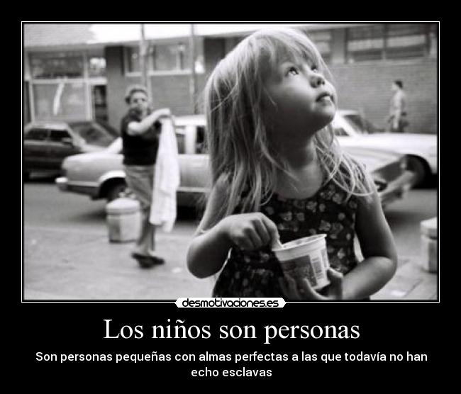Los niños son personas -