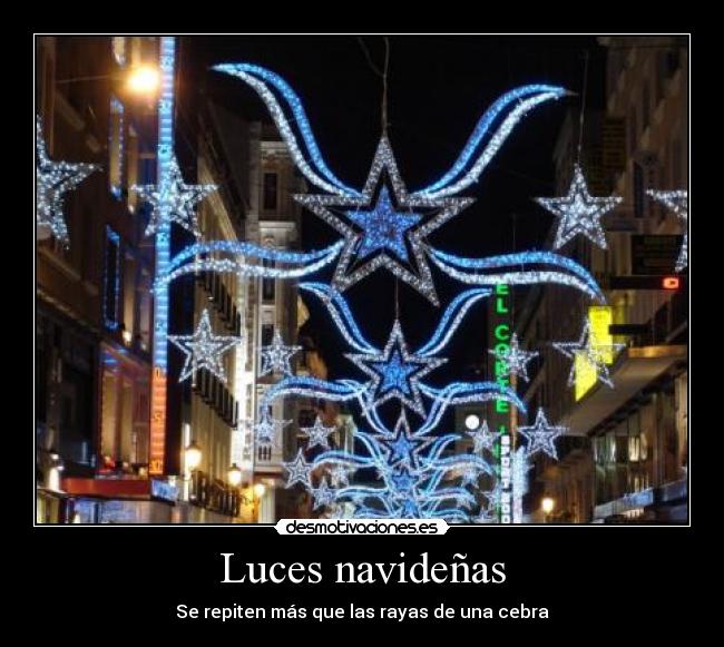 carteles cebra luces navidad desmotivaciones