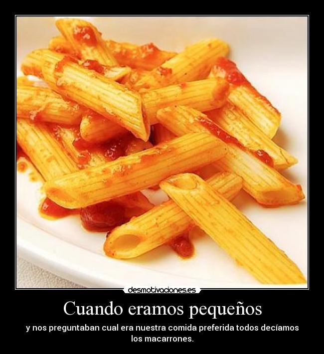 Cuando eramos pequeños -