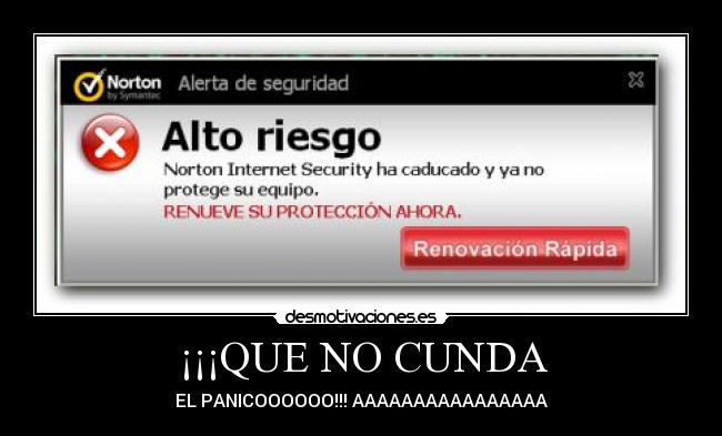 ¡¡¡QUE NO CUNDA - EL PANICOOOOOO!!! AAAAAAAAAAAAAAAA