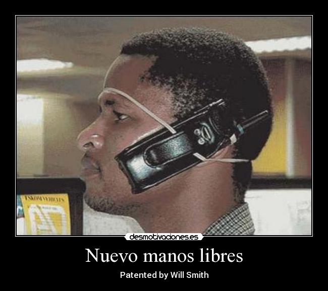 carteles will smith patented manos libres desmotivaciones