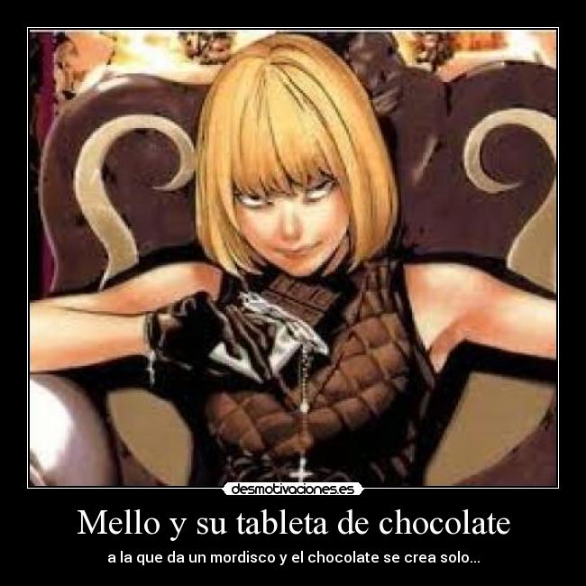 Mello y su tableta de chocolate - 