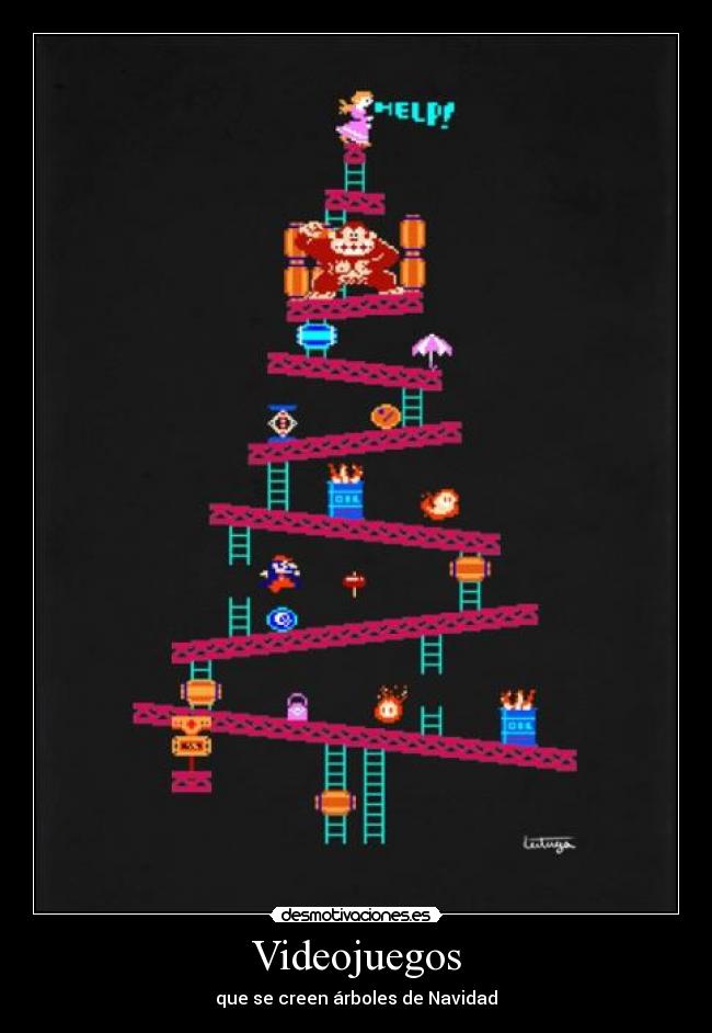 Videojuegos - que se creen árboles de Navidad