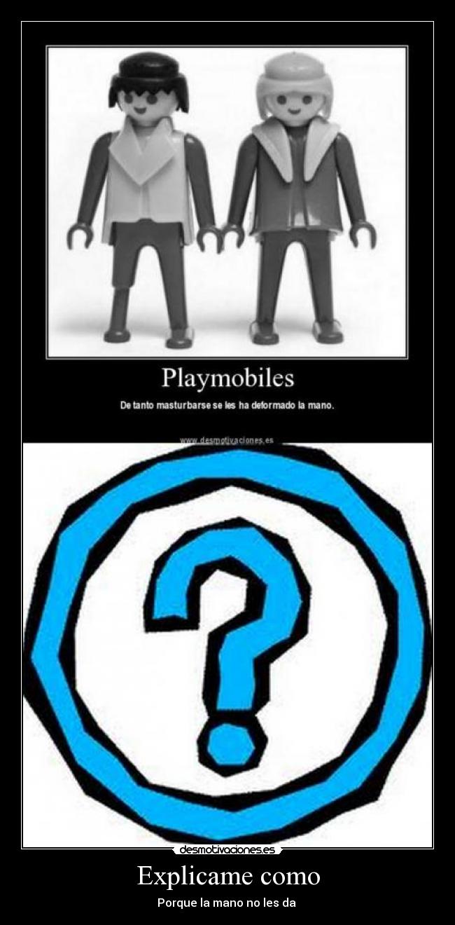 carteles playmobil desmotivaciones