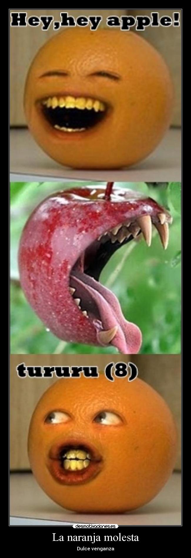 La naranja molesta - 