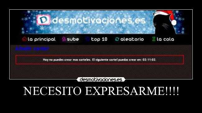 NECESITO EXPRESARME!!!! - 