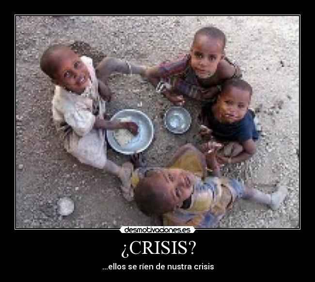 ¿CRISIS? -