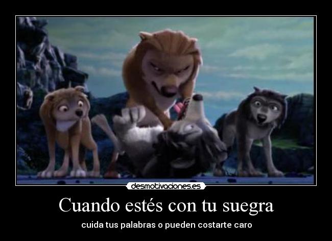 Cuando estés con tu suegra - cuida tus palabras o pueden costarte caro