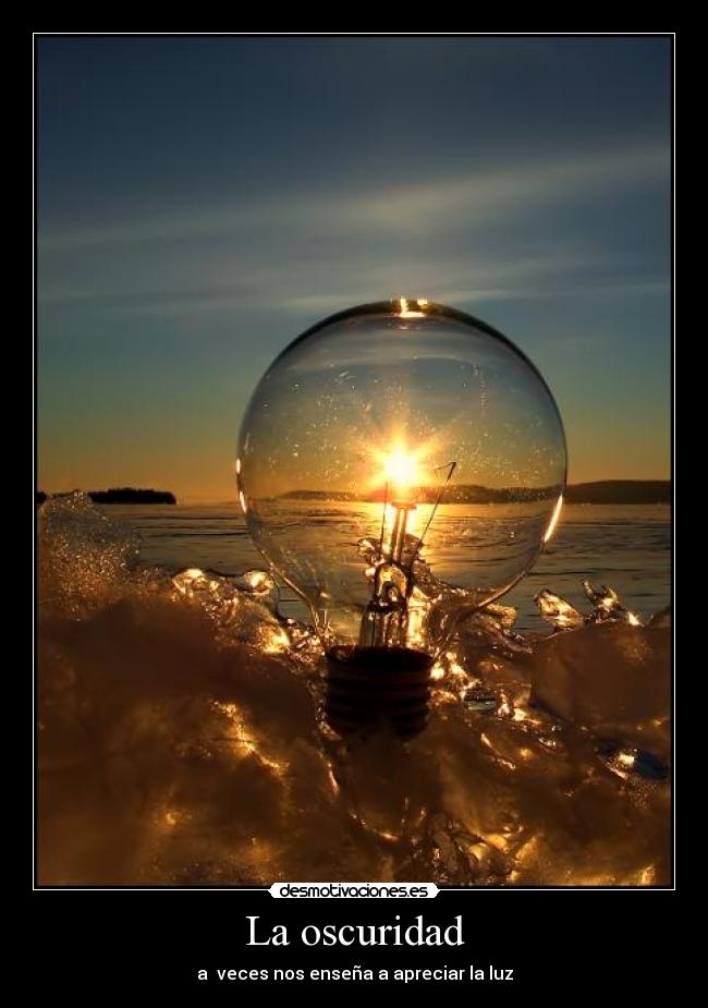 La oscuridad -